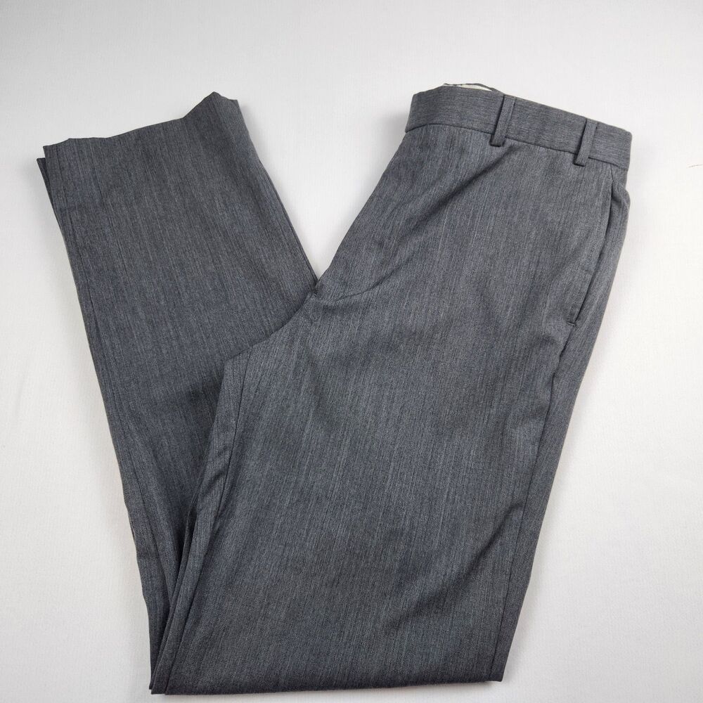 Brooks Brothers Dress Pants Mens 38x34 Gray Wool Madison Fit Flat Front Office